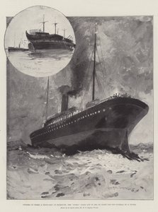 Cólera a bordo de un barco de tropas en Plymouth, el Nubia saliendo al mar por la noche para el funeral de una víctima de Henry Charles Seppings Wright